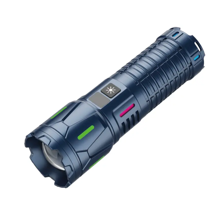 100W LED tactische zaklamp USB oplaadbaar