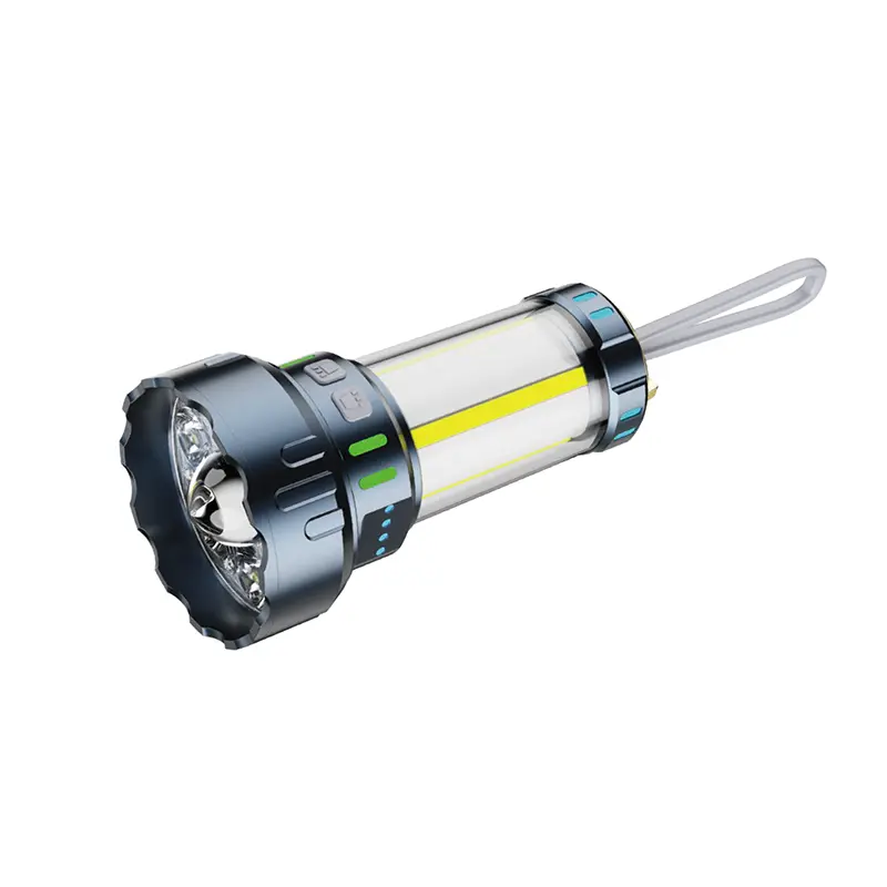 Draagbare multifunctionele zaklamp voor kamperen en overleven