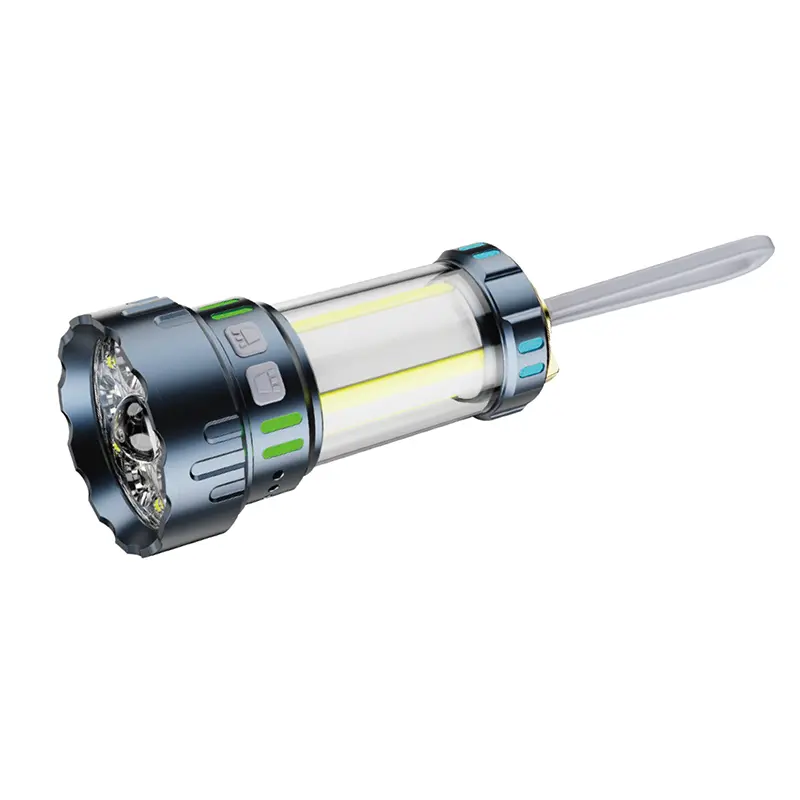 Oplaadbare multifunctionele zaklamp met USB-uitgang
