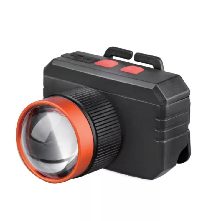Oplaadbare witte laserkoplamp van 15 W, looptijd van 5-12 uur