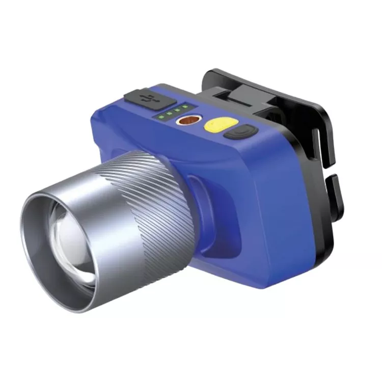 Ultraheldere witte laserkoplamp, oplaadbaar, waterdicht